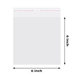 Morepack Morepack Cookie Bags for Gift Giving,Self Sealing Cellophane Bags 6x6 Inches,Clear Resealable Cellophane Bags Self Adhesive Individual Cookie Bags for Packaging 200Pieces