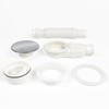 AQUENITH Shower Drain Fitting 90 mm, Flat Shower Drain Siphon