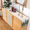 Aisybaklyn Table Runner Modern Table Runner Outdoor Christmas Elk Pattern