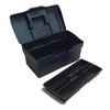 Horse Grooming Box With Removable Tray In Navy Blue