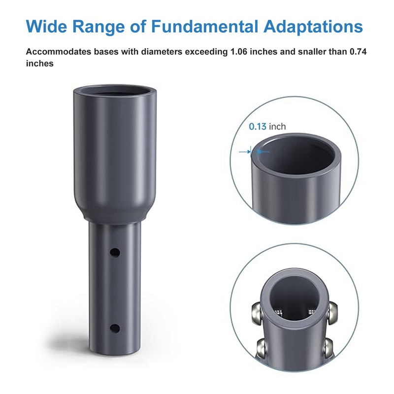 Satellite Pole Mount Adapter Aluminum Alloy Satellite Antenna Pipe Adapter