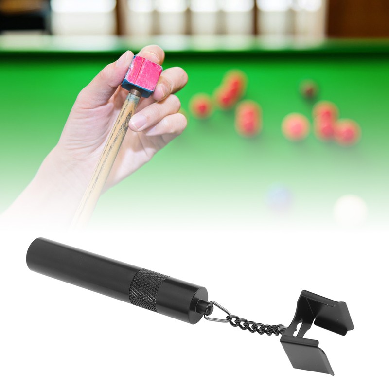 1890 3 in 1 Elastic Pool Chalk Holder Pool Cue