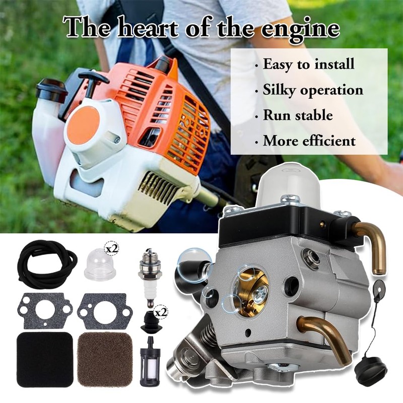 FS80 FS85 Carburetor Carb Kit for STIHL FS80R FS85R FS80