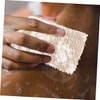FRCOLOR 3pcs Cotton Linen Bath Wipes Face Washcloths Soft Absorbent