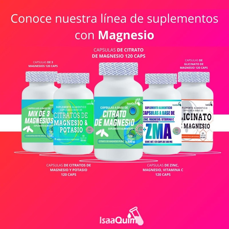 Citrato de Magnesio con sabor fresa 500 gr