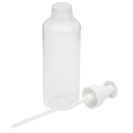 Home Basics Plastic 16 oz Soap Dispenser | Twist Open Pump | Lightweight | Open & Close Top