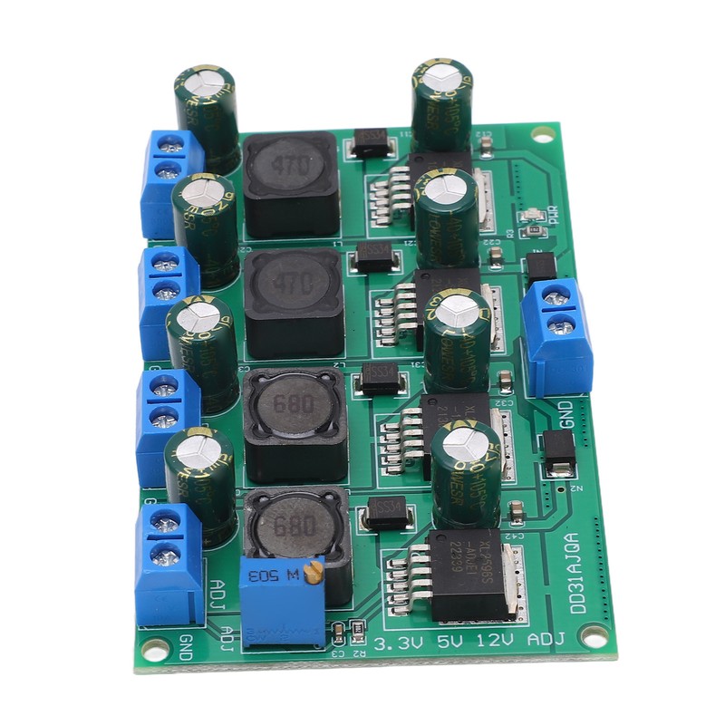 Buck Converter 3A Multi Channel 3.3V 5V 12V Adjustable Output