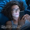 livho Gaming Glasses Blue Green Light Blocking for Computer Sleeping,