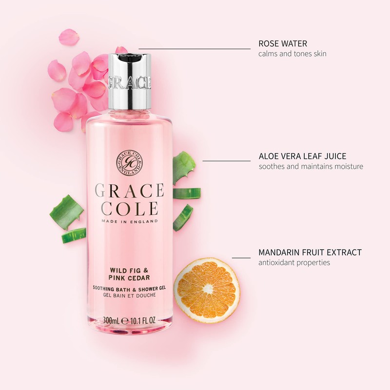 Grace Cole Wild Fig & Pink Cedar Body Care Duo