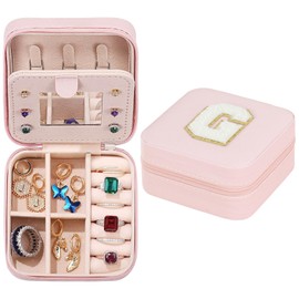 YEJAHY Jewellery Box Girls, Jewellery Box Small Travel for Women Girls, Jewellery Organiser Box, Chain Organiser, Jewellery Organiser Travel for Girls (G)