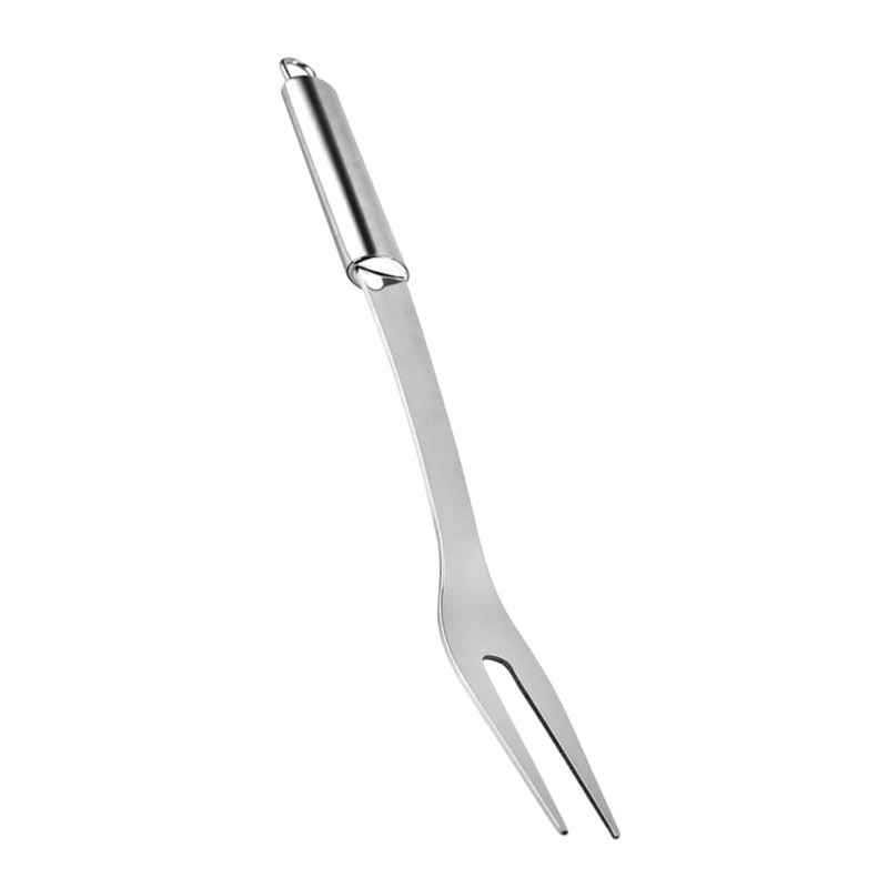 BESPORTBLE 2pcs Stainless Steel BBQ Forks Elegant Serving Forks for
