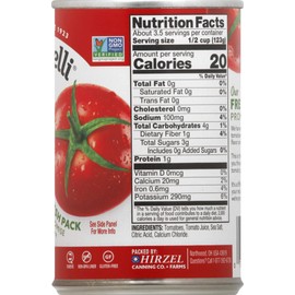 Dei Fratelli Low Sodium Diced Tomatoes - All-Natural Vine-Ripened – Non-GMO (14.5 oz. Cans, 6 pack)