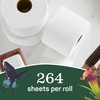 Aria 100% Recycled Toilet Paper, 24 Rolls, 3-Ply Soft Bath