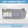 PHATRIP Right Passenger Side Sun Visor Compatible with Toyota Tacoma