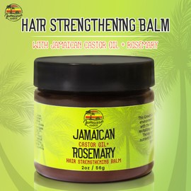 Hair Growth Balm - 2 fl oz | Powerful Blend with Castor Oil & Rosemary for Strong, Thick, and Longer Hair | Nourishing Formula for Healthy, Beautiful Hair by Jamaican Amber