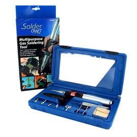 Soldercraft Multi-Purpose Gas Soldering Tool Set,Black/Grey