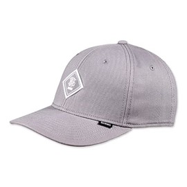 Djinns - Brushed Twill - 6 Panel TrueFit 2.0 Curved Visor Dad Cap Baseball Cap Hat Caps, gray