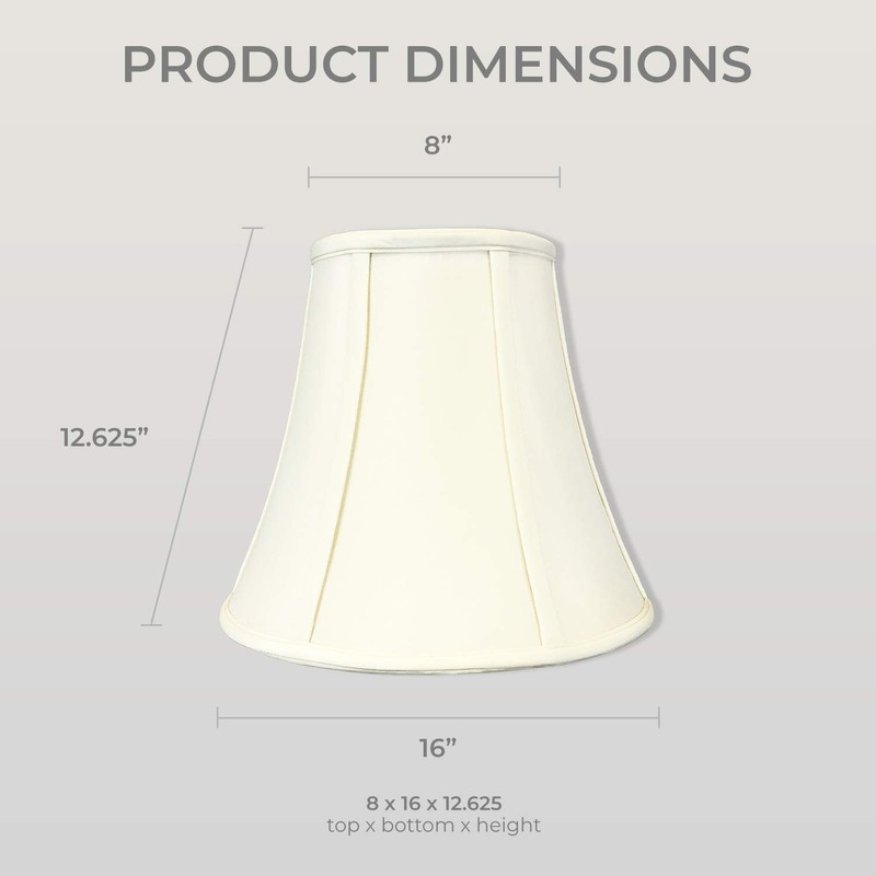 Royal Designs, Inc. True Bell Lamp Shade - Eggshell -