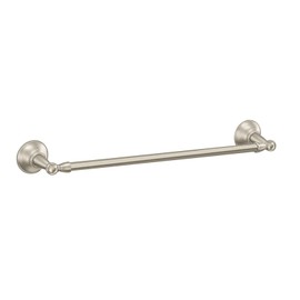 Moen DN6824BN Sage 24-Inch Single Towel Bar, Brushed Nickel