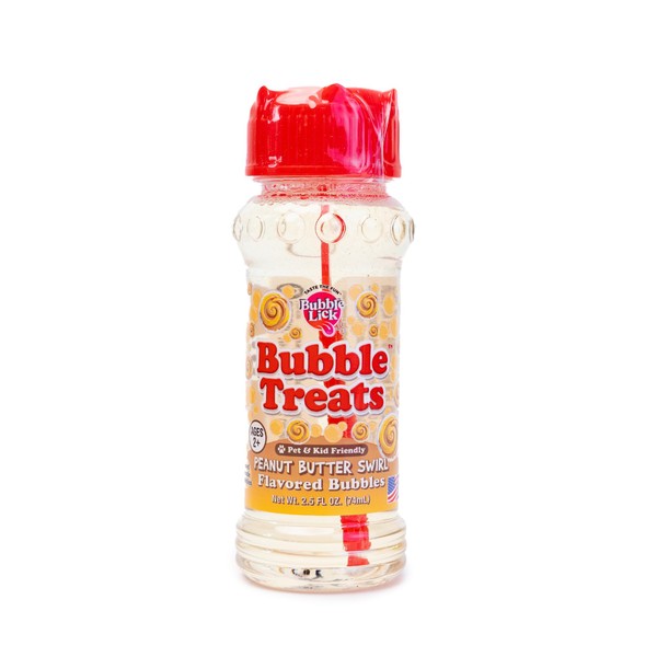 Bubble Treats Peanut Butter (2.5 Fl Oz, Pack of 1),