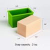 Small Rectangle Soap Silicone Mold Handmade Flexible Loaf Mould