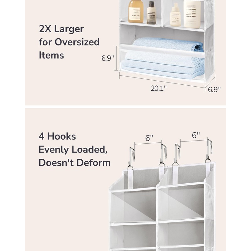 ULG Over the Door Organizer, 5-Tier Extra Large Hanging Storage