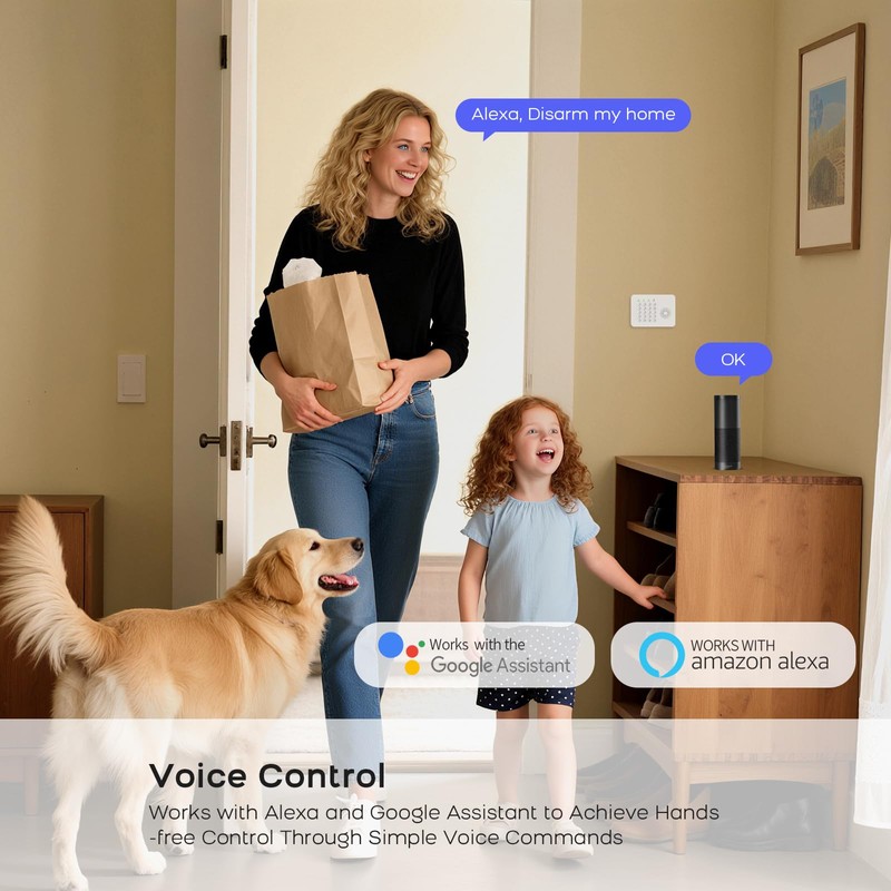 YBJ Alarm System for Home Security,DIY Wireless Home Alarm System