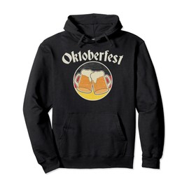 OKTOBERFEST Beer Mugs Vintage German Flag Banner Men Women Pullover Hoodie