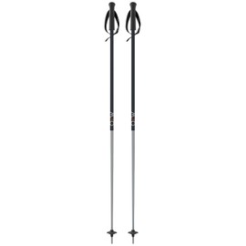 Fischer ONE Way Unisex GT 18 Alpine Skis Poles - Durable Lightweight Aluminum Easy-to-Use Outdoor Winter Sports Downhill Ski Poles with Ergonomic Grip & Adjustable Strap - Pair, 125