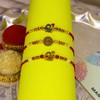 MANUSHYA LIFE Set of 3 Premium Rakhi For Brother And