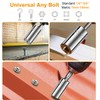 SUNJOYCO Universal Socket Set, 7mm–19mm Self-Adjusting Socket with Power Drill