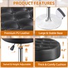 Segawe Vanity Ottoman Stool Adjustable 360° Swivel Makeup Stool Chair