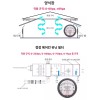 Easyza 아날로그 클린룸 차압계 컬러 압력 측정기 음압계 [-60~60pa] Analog