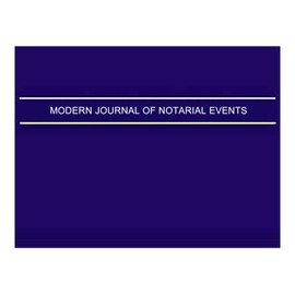 Notary Public Value Package | Modern Journal, Stamp, and Burgundy Supplies Bag | Mississippi