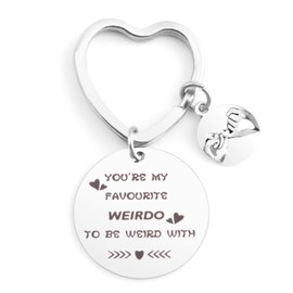 QONCV Valentines Gifts for Him, Couples Keyrings, Gifts for Girlfriend, Valentines Day Gifts, Anniversary Presents for Couple, Wife Birthday Gifts, Christmas Presents for Couples, Valentines Keyring