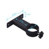 VANROUG Patio Umbrella Mounts, 3-Pack Black Steel Railing Mounts with