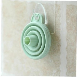 Embudo plegable de silicona flexible plegable embudo de cocina mini embudo para llenar botellas, enlatado y tarro