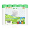 XIQIYY Bin Liners 15 Litre Drawstring Bin Bags Pack of