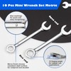 LEONTOOL Mini Combination Wrench Set Metric 4mm to 11mm Open