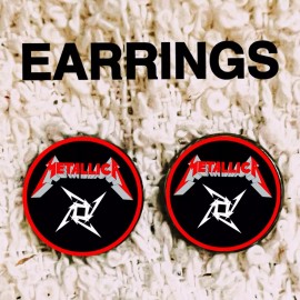 METALLICA SIX IMAGES BRACELET  EARRINGS