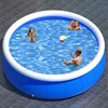 ESPIDOO 76cm Inflatable Swimming Pool: Large PVC Butterfly Coil Mesh