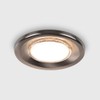 MiniSun | Modern Fire Rated Brushed Chrome GU10 Recessed Ceiling