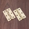 Infinity Decor 3Inch (75mm) Electro Brass Butt Hinges Pair –
