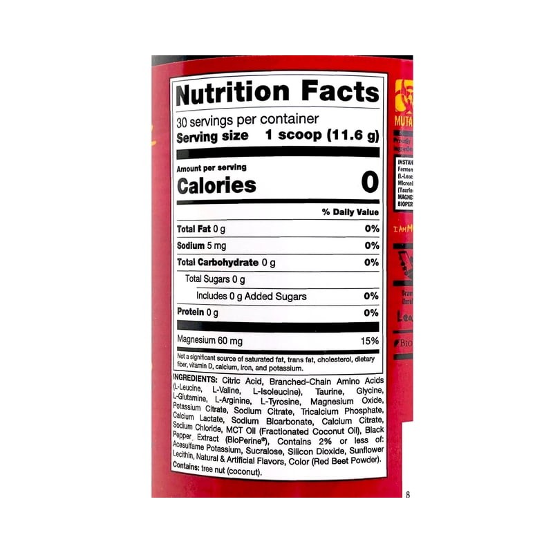 BCAA Mutant BCAA 9.7 30 servicios sabor Watermelon. MUTANT MUTBCAAWATER