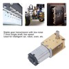 DC 12V Worm Gear Motor Low Speed Single Shaft Micro