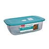 Decor Thermoglass Realseal Oblong Baking Dish with Lid, 1 Litre