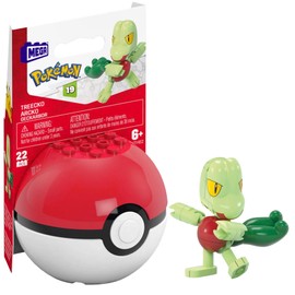 MEGA Pokémon Treecko Building Toy Kit, Poseable Action Figure (22 Pieces) for Kids