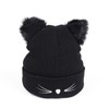 ZARSIO Gorro de Punto, Gorro con Orejas de Gato, Divertido