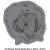 A7 'Rat' Unmounted Rubber Stamp (RS00005822)