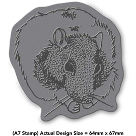 A7 'Rat' Unmounted Rubber Stamp (RS00005822)